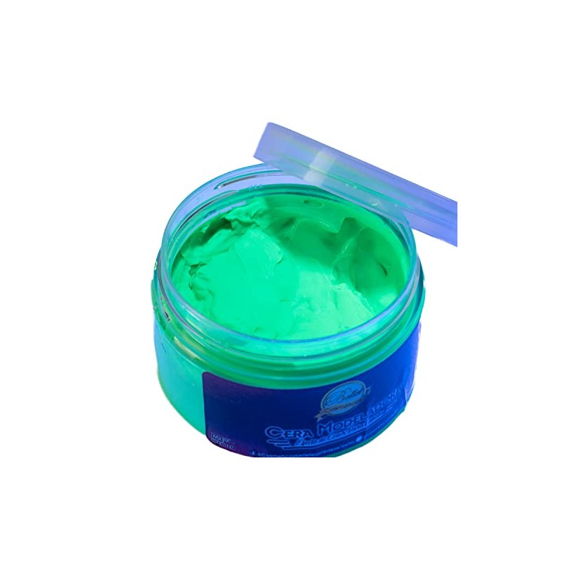 Bellet Cera Modeladora para Cabello con Color Verde Neón, 120