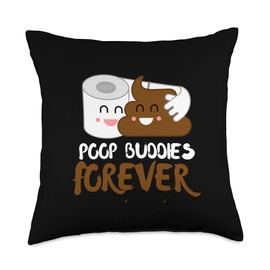 I Poop A Lot Throw Pillow