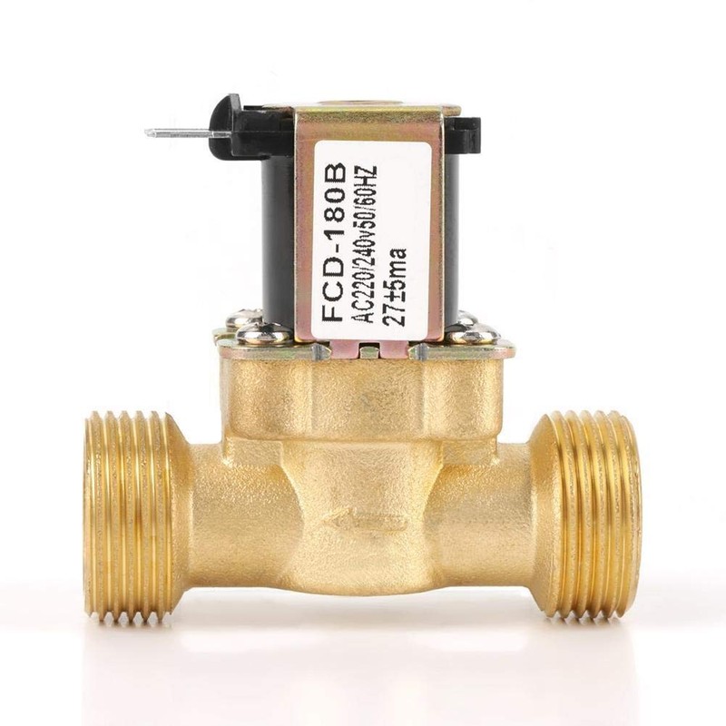 Nimoa Electric Valve, G3/4 Two-Way Water Inlet N/C Normal Closed
