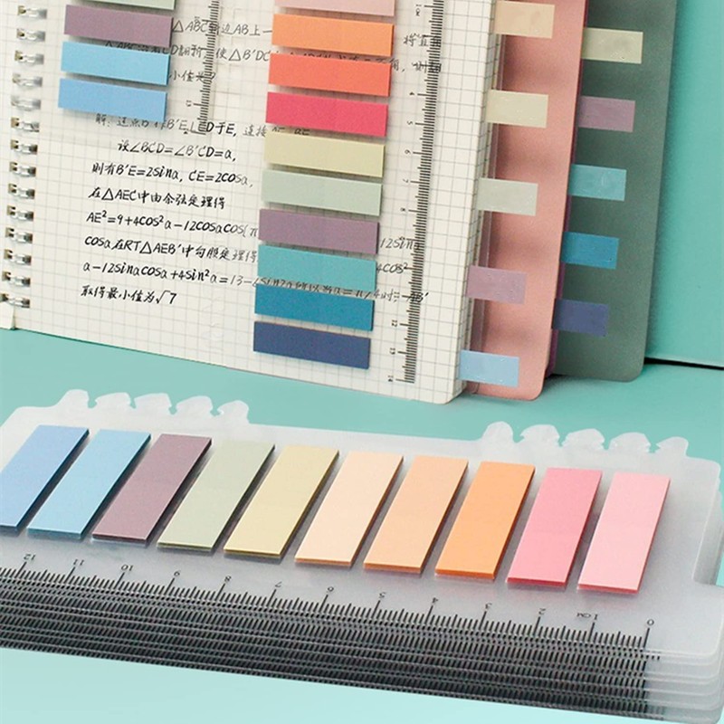 800Pcs Book Tabs Sticky Index Tabs Writable Labels Note Tabs