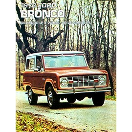 1973 FORD BRONCO BEAUTIFUL DEALERSHIP SALES BROCHURE - ADVERTISMENT All Purpose 4-Wheel Drive Vehicles 73