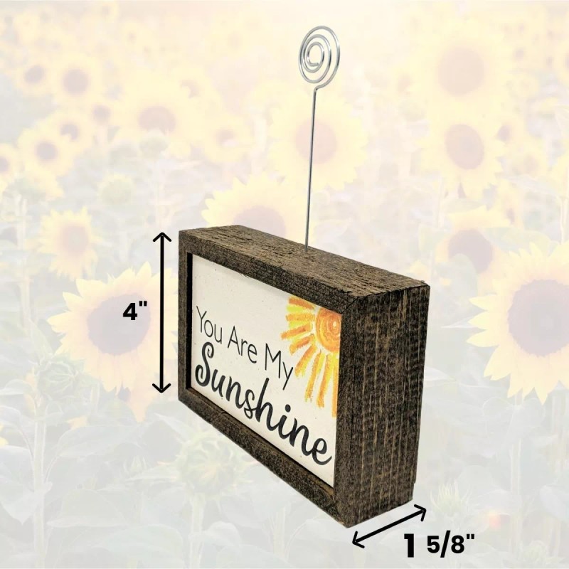 Farmhouse World Tabletop Picture Frame Sign - You Are My