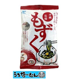 JF Okinawa Dried Mozuku, 0.3 oz (10 g), 1 Bag with Uchinamun Seal