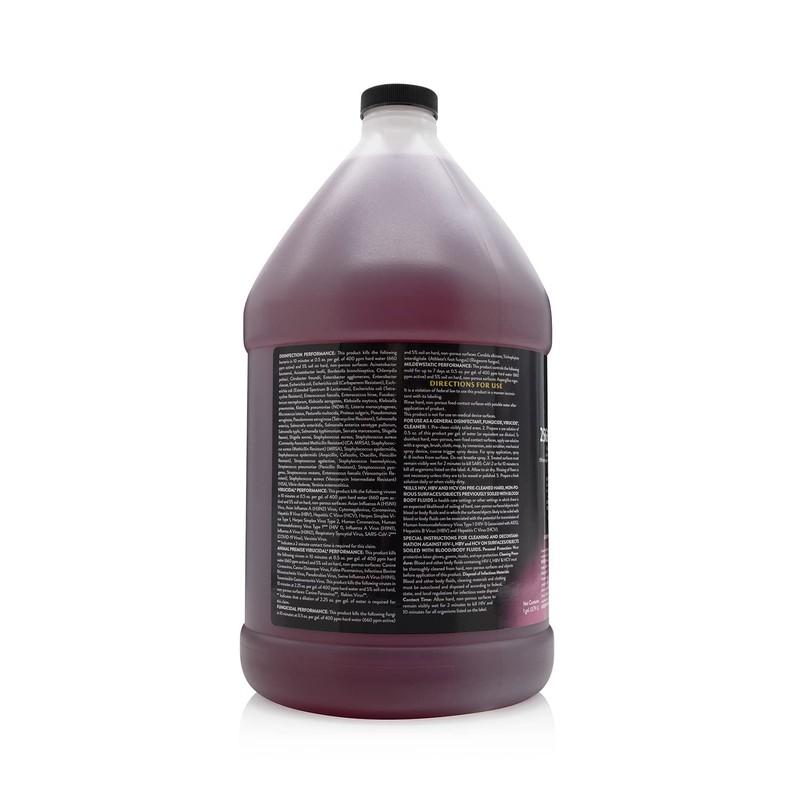 Petology 256:1 Disinfectant, 1 Gallon - Liquid Concentrate Disinfectant and