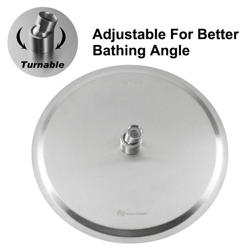 NearMoon Rain Shower Head, Ultra-Thin Design-Pressure Boosting, Awesome Some Experience,