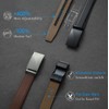 YOORAN Men's Belt Ratchet Leather Belt Automatic for Suit Business