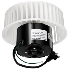 Hiorucet JA2C028G Fan Motor & 5901A000 Blower Wheel for Broan Nutone Bathroom Exhaust Fan Replacement Parts, S23405SER, 23405SER, JA2C028-1, 23405, QT9093WH, QT80, QT100L, QT110 3.3" Diameter Motor.