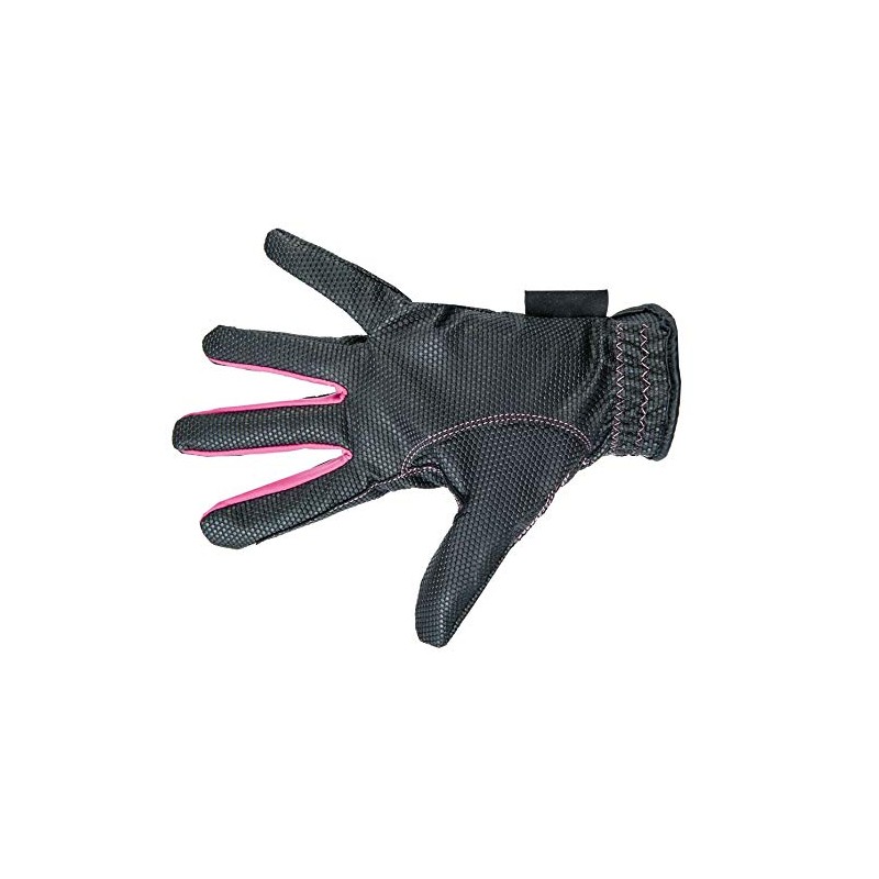 HKM Riding Gloves Fashion Black/Pink L