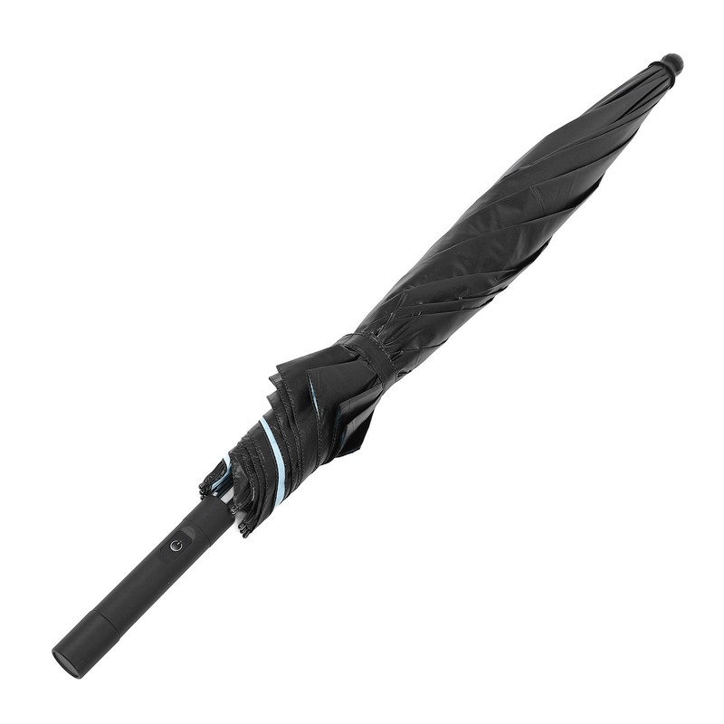 Cooling Fan Umbrella UV Guard Sun Blocking 2600mAh USB Rechargeable