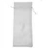 12pcs Simple Linen Fabric Wine Bag with Drawstring Champagne Decorative