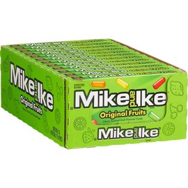 Mike and Ike Original Fruits Chewy Candy – 4.25oz Theater Box (Pack of 12) Bundle – Assorted Fruity Flavors – Gluten-Free, Fat-Free