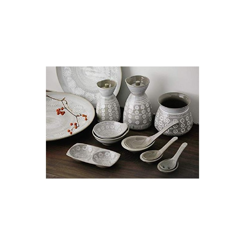 Ginpo Pottery Banko Ware 20031 Hanamishima Ginpo Astragalus with Small