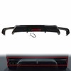 Rear Bumper Lip Spoiler Lower Diffuser with Light Plastic TRD