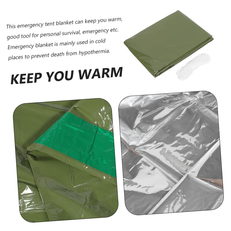 Mipcase Emergency Survival Tent Blanket Multi-Purpose Outdoor Sleeping Bag for