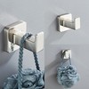 Brushed Nickel Bathroom Hardware Set 4 Pieces,Bathroom Accessories Set Stainless