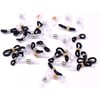 50 Pcs Black Chick Splay Leg Hobble Chicken Leg Bands,