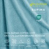 Lacoste Heritage 100% Supima Cotton Bath Sheet, Celestial, 35" x