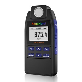 AH-SOL Solar Power Meter – High Precision Digital Solar Irradiance Meter for Solar Panel Installation, Sunlight Intensity Measurement, Research and More