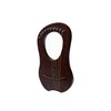 10 Strings Lyre Harp Brown Chain Celtic Design for Kids