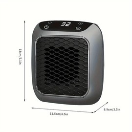 Useful Small Electric Heater, 1 Count Portable Heating Fan with 2 Modes, Small Heaters, Fast Heating Space Heaters for Bedroom, Study, Office