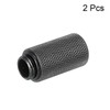 sourcing map 2 x Male to Female Extender Fitting G1/4