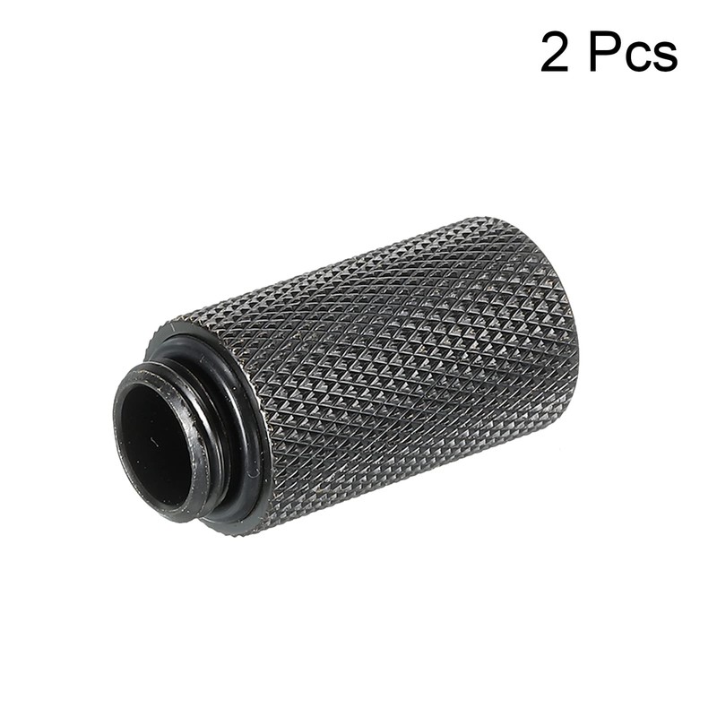 sourcing map 2 x Male to Female Extender Fitting G1/4