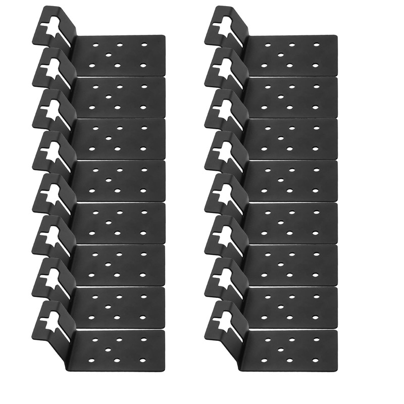 16 Pack T-Post Bracket 3" T Post Mount Bracket for