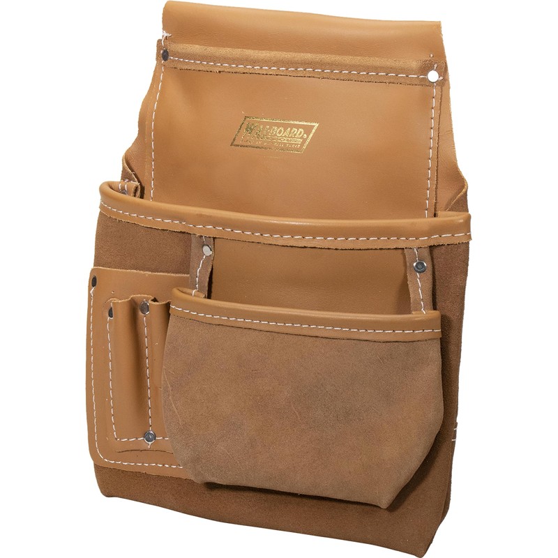 WAL-BOARD TOOLS Tool Pouches and Accessories, Heavy-Duty Top Grain Leather,