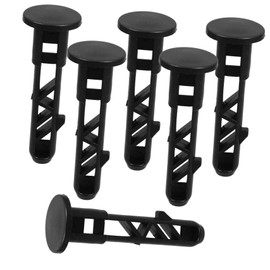 Generic 6pcs Nylon Trash Can Lid Latch Pins Bin Cover Plug for Dustbin Lid Hinge Repair Kit for Wheelie Bin