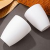 NOLITOY Plastic Cylinder Lampshade, White, Modern Style, Horseshoe Shaped, Softens