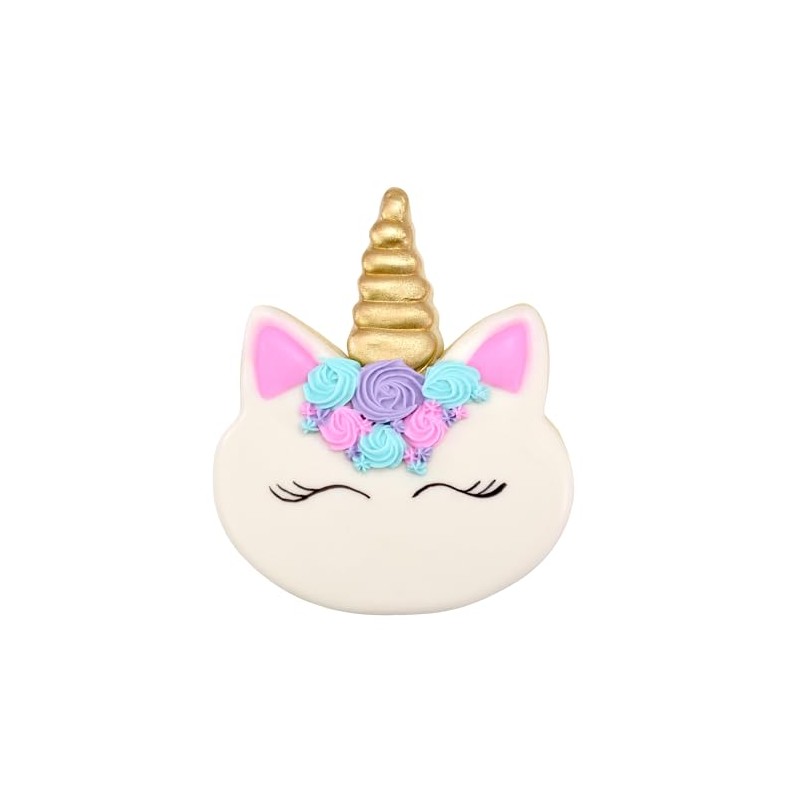 R&M Unicorn Face 4.5" Cookie Cutter-Baking Tool for Cookies, Fondant
