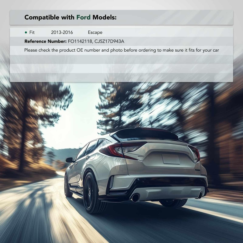 YHTAUTO Rear Left Driver Upper Side Bumper Cover Support Compatible