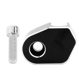 Motorcycle ABS Sensor Guard Protective Cover Protector Aluminum Alloy for Tenere 700 Rally Edition 2019 to 2024 Back Black