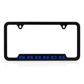 Ford Bronco UV Printed License Plate Frame - Velocity Blue