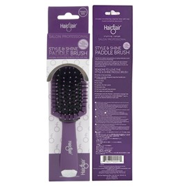 Hairflair Style & Shine Styling Brush • Small Paddle • No Breakage, All Hair Types • Travel Friendly