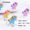 Ranvi 30 PCS Unicorn Erasers, Mini Erasers for Kids Play