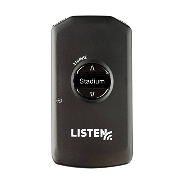 Listen Technologies LR-4200-216 Intelligent DSP RF Receiver (216 MHz), Dark