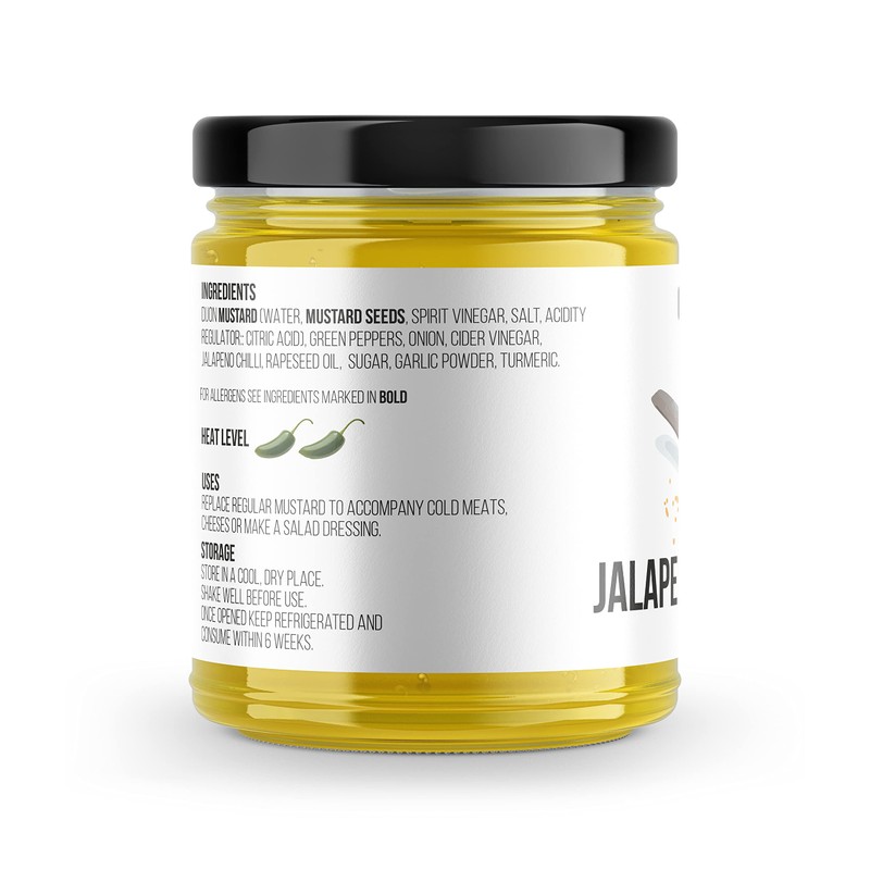Chilli Mash Company Jalapeno Chilli Mustard 190 ml