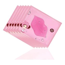 Paquete De 10 Sobres Parches Colágeno Para Labios Hidratante