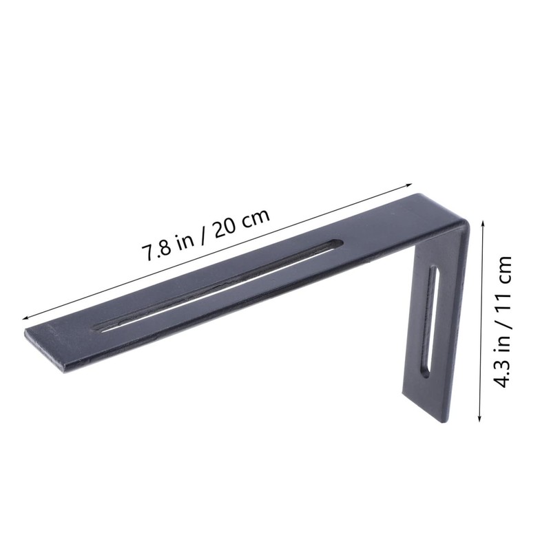 Operitacx Stainless Steel Fixed Brackets Set of 2 Corner for