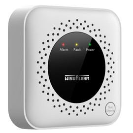 Wisualarm GB40A Gas Detector LPG Leak Detection Propane Monitor with Acoustic Alarm Suitable for Kitchen with EU Plug