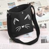 BDPWSS Funny Cat Face Whiskers Print Gifts Cute Kitten Gifts