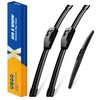 3 Wipers 24"/18"/12" Windshield Wiper Blades Replacement for Nissan Pathfinder