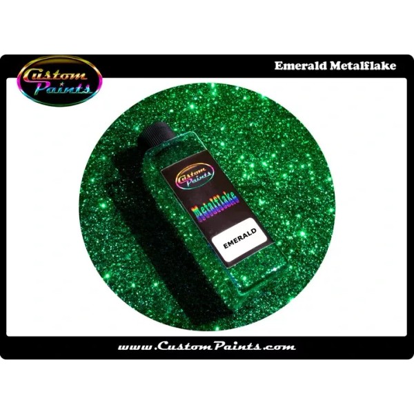 Specialist Paints EMERALD Metal Flake 2oz Large - .015 Hex,