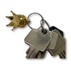 KUSTOM66 Key Ring Crown Gold, gold