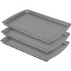 Ovenstuff Nonstick Bakeware Small Cookie Pans, 13.25" x 9.37" x