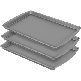 Ovenstuff Nonstick Bakeware Small Cookie Pans, 13.25" x 9.37" x 0.62"