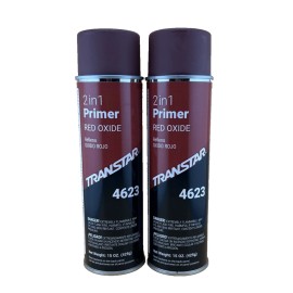 TRANSTAR 4623 - 2 in 1 PRIMER - RED OXIDE 15.oz ( 2 Pack ) - FREE SHIPPING