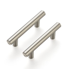 Ravinte 45 Pack 3-15/16 Inch Cabinet Handles Brushed Nickel Stainless Steel Kitchen Drawer Pulls Cabinet Pulls 3-15/16"Length,2-1/2" Hole Center