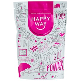 HAPPY WAY I Love You Berry Much Whey Protein Powder - 500g | Burst of Berry Goodness | Supports Toning & Muscle Recovery | Ideal for Shakes, Smoothies & Healthy Recipes